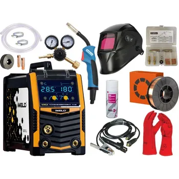 Svářečka Mega set svářečka iWELD GORILLA POCKETMIG 205 SYNERGIC SILVERBACK