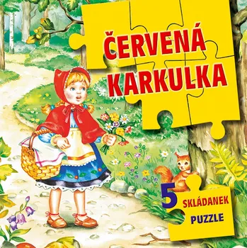 Leporelo 5 skládanek puzzle-Červená karkulka - Dana Winklerová