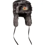 Beranice Mil-tec s kožíškem "SHAPKA" ČERNOŠEDÁ - 59-60