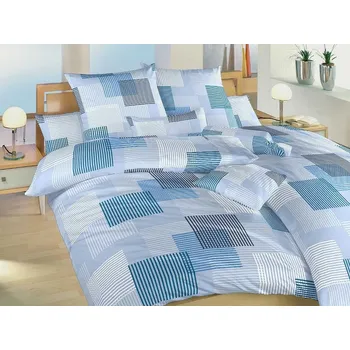 Povlečení DADKA VRACOV Povlečení bavlna Patrik modrý 140x200, 70x90 cm II.jakost