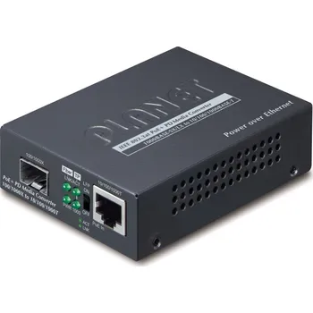 Notebook PLANET GT-805A-PD Konvertor, 1x GbE RJ-45, 1x 1G SFP, funkce LFP, napájený z PoE 802.3af/at/bt GT-805A-PD