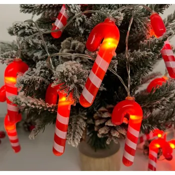 Vánoční dekorace Baterieové vánoční světýlka LASKI 10 LED - 2 m bílé teplé