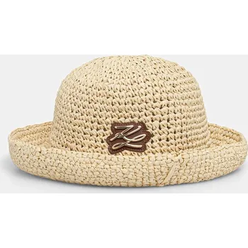 Klobouk Klobouk Karl Lagerfeld K/AUTOGRAPH B1W46086 béžová 08X, vel. ONE SIZE