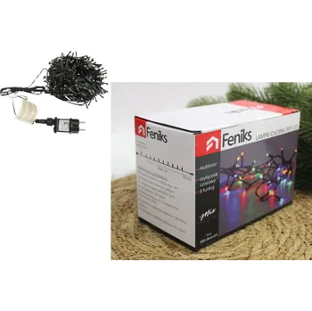 Vánoční dekorace Vánoční osvětlení 200 LED 3,995 m (8 funkcí) – MULTIKOLOR