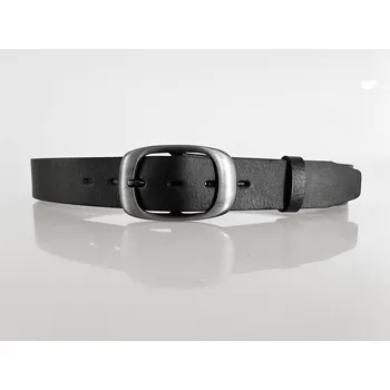 Módní doplněk Penny Belts dámský kožený pásek 7263 černý matný 95 cm