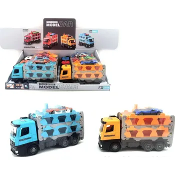 autíčko Auto, vůz LAWETA TIR 18 cm s dráhou + autíčko - 1 ks