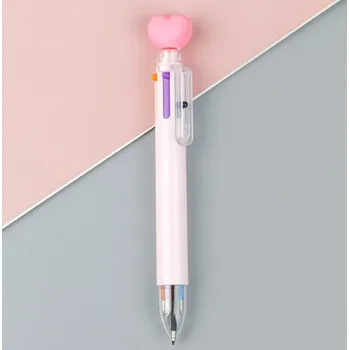 6barevné pero SRDCE #B 16 cm