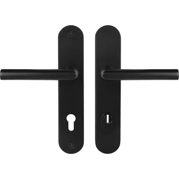 MPK - SECURO A01 PLUS - SO FAVORIT PZ PLUS s otvorem pro vložku, 45 - 55 mm, 92 mm, klika/klika F5 - Černá matná