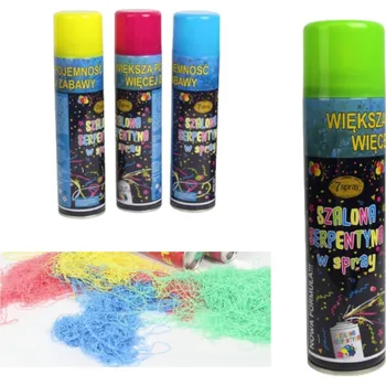 Přisada na vaření a pečení Serpentina ve spreji 100 g MIX BAREV 21,5 x 5,5 cm