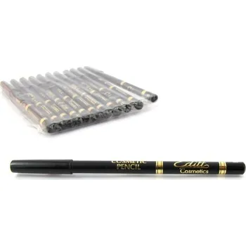 Přípravek na oči Krátká černá tužka na oči 1,2 g – 1 ks