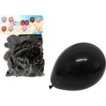 Latexové balónky 5 palců ČERNÉ sada 50 ks cca 20 cm 55 g