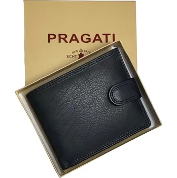 Peněženka Pánská kožená peněženka s přezkou pragati