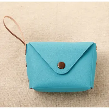 Peněženka Peněženka, dámská peněženka na zip 9x6,5x4 cm MODRÁ