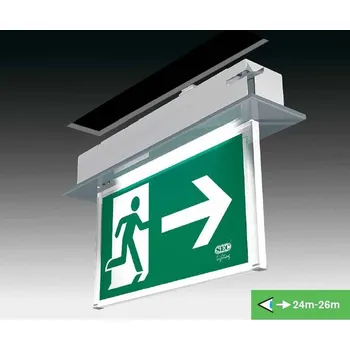 Nouzové osvětlení Zápustné nouzové svítidlo SEC C.LEDLUX-V / MULTILED-V Varianta: AT, 1h, bílá