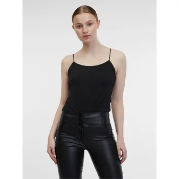 Orsay Černé dámské koženkové kalhoty - Dámské Orsay černá 2257972