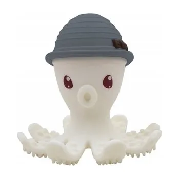 Kousátko na prořezávání zoubků, senzorické Mombella silikonové šedé