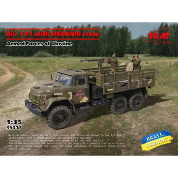 Plastikový model 1:35 ZiL-131 with DShKMd Crew, Armed Forces of Ukraine
