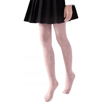 Srdíčka s motivem okouzlujících růžových Punčocháče pro dívky, 4-7 let