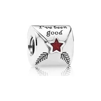 Přívěsek Přívěsek Pandora List do Św. Mikołaja 791390EN58 S925 ALE