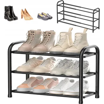 Botník Botník Gockowiak 63 x 61,5 x 28,5 cm černá