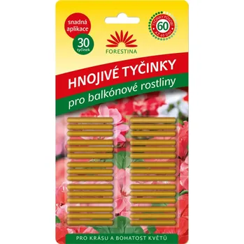 Hnojivo Forestina tyčinkové hnojivo pro balkonové rostliny 30 ks
