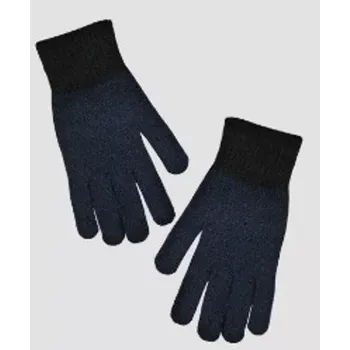 Rukavice Pánské pletené rukavice RZ016 - 24 cm / tmavě modrá