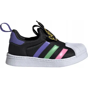 Chlapecká obuv Dětské nazouvací boty adidas Superstar 360 Disney Mickey, lehké, velikost 21