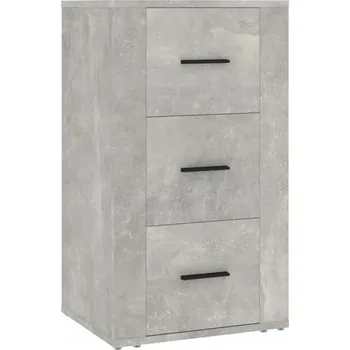 Příborník do zásuvky Lumarko Skříňka, šedá, betonu, 40x33x70 cm, mater