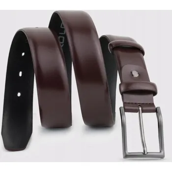 Opasek Tmavě hnědý pásek kožený Pako Lorente velikost 85