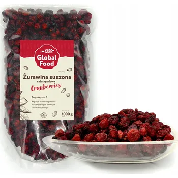 Sušené ovoce Sušené brusinky celá 1 kg Global Food 1000 g