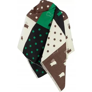 Šála Agrafka šála zelená 190 cm - dámská