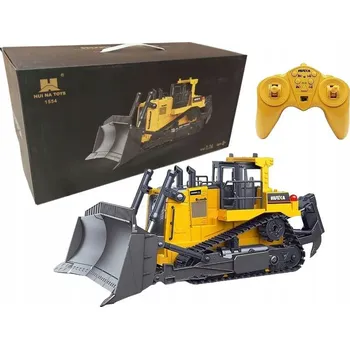 autíčko BULDOZER DÁLKOVĚ OVLÁDANÝ HUINA DÁLKOVÉ OVLÁDÁNÍ COIL