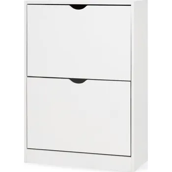 Výklopný botník PLAVI 2, bílá + vyzvednutí ZDARMA