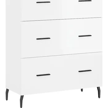Komoda Skříňka, bílá, lesklá VidaXL