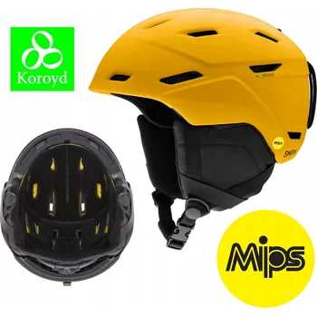 SMITH Mission MIPS lyžařská helma + Koroyd, zlatá barva, velikost 55-59 M