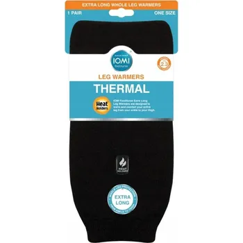 Cyklistické návleky IOMI Heat Holders termo návleky ORIGINAL na celé nohy ČERNÉ 1 pár