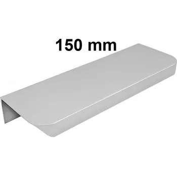 Nábytkové kování Nábytková úchytka hranová U9 typ Zobal zaoblená C12 R9 hliník L-150 mm