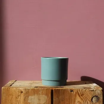 Květináč Květináč Eno Matt dusty petrol Ø 10 cm