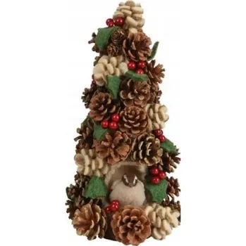 Vánoční dekorace Vánoční stromeček z šišek jako dekorace