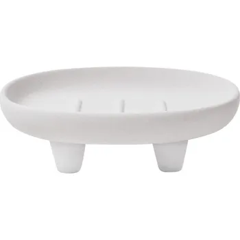 Sada koupelnových doplňků MSV-SPIRELLA S.A.S. Spirella mýdlenka ORGANIC, matně bílá, keramika