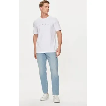 Pánské oblečení 4F T-Shirt 4FWSS24TTSHM1283 Bílá Regular Fit XL