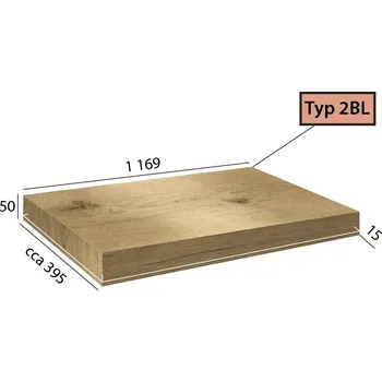 Schodiště Vinylové schody BRASED Ecoline Step 2BL - 9525 Dub italský světlý