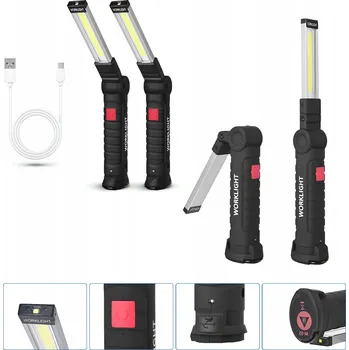 Svítilna NABÍJECÍ LED DÍLENSKÁ LAMPA PRACOVNÍ SVÍTILNA USB