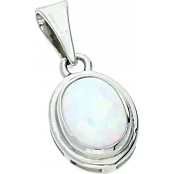 Přívěsek Goldstore Stříbrný přívěsek s opálem oválným Varianta: stříbrný přívěs