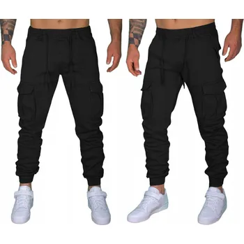 Podprsenka PÁNSKÉ JOGGER KALHOTY S KAPSY A STAHOVACÍMI GUMAMI - KVALITNÍ