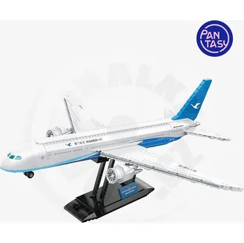 ostatní stavebnice STAVEBNICE PANTASY BOEING 787 DREAMLINER LETADLO 55 CM 74 4 DÍLY