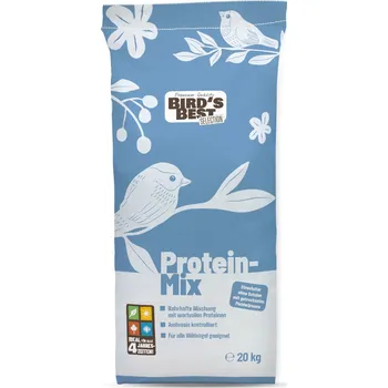 Krmivo pro ptáka 20kg Bird's Best bez skořápek s moučnými červy