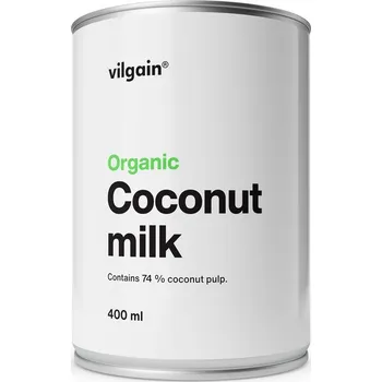Rostlinné mléko Vilgain Kokosové mléko BIO – 400 ml