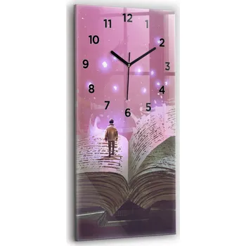 Hodiny Nástěnné hodiny Wallfluent černé 30 cm