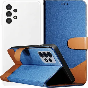 Pouzdro na mobilní telefon Flipové pouzdro Hello Case pro Samsung Galaxy A13 modré